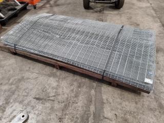 Pallet of Galvanised Steel Rod Mesh Panel Offcuts