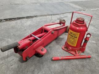 Hydraulic Bottle and Trolley Jacks