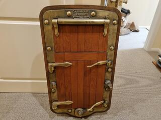Antique Brass Steamship Door / Hatchway