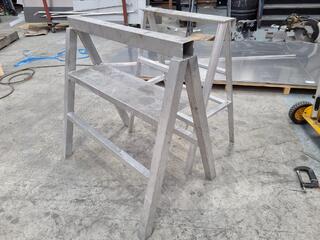 2x Aluminium Sawhorses