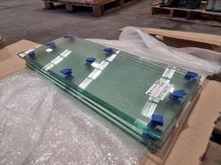 5 Tempered Glass Panels (630x270x11)