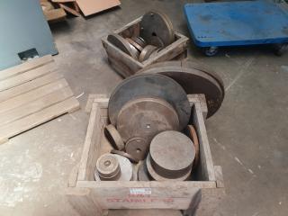 Assorted Steel Disks for Scrap or for Workshop Use