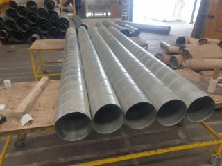 5 x Lengths 200mm Spiral Tube