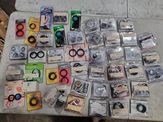 Assorted Motorcycle Fork Oil Seals, Swing Arm Bearings, & More