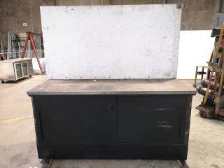 Heavy Duty Steel Topped Workbench