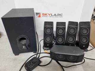 Logitech X-540 Suround Sound Compuer Speaker System 