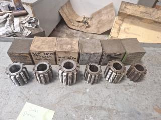 6 x Gear Hobber Cutters