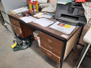 Office 6 Drawer Desk