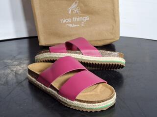 Nice Things Paloma S Leather Sandals Size 39