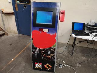 Mobile Retail Event Kiosk w/ LCD Touch Screen Monitor