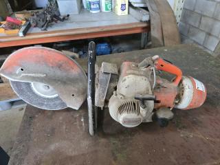 Vintage Petrol Concrete Saw