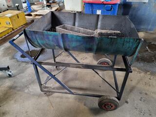 Custom Built Outdoor BBQ Grill Trolley