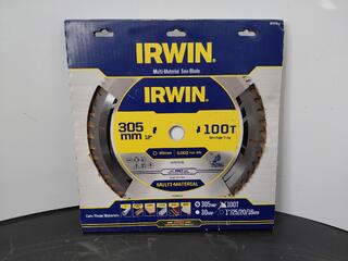 Irwin 305mm 100T Multi-Material Saw Blade