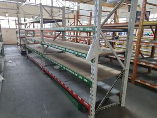 2 Bays of Industrial Shelving / Pallet Racking