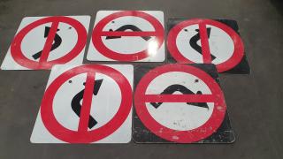 5 Aluminium Reflective DIRECTION Road Signs