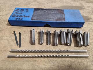 2mm & 3mm Keyway Broaches w/ Accessories