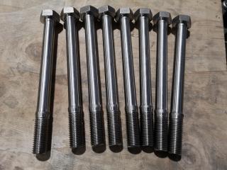 8x Large Stainless Steel Bolts