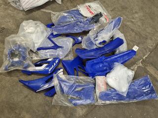 Assorted Yamaha Motorcycle Fenders, Mud Guards