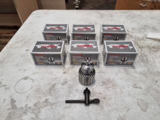 6 New Crown13mm Drill Chucks