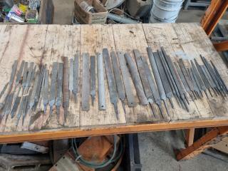 Assorted Vintage Steel Metal Working Hand Files