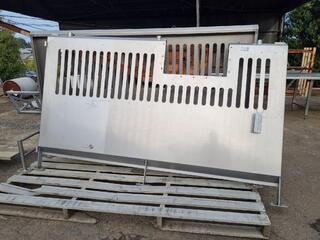 2x Stainless Steel Wall Panels