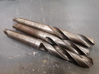 3x Morse Tapper Mill Drill Bits, Imperial & Metric Sizes