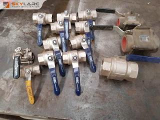 Large Lot of Ball Valves