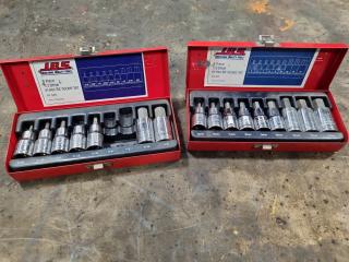 2x JBS 1/2" Drive In-Hex Bit Socket Sets