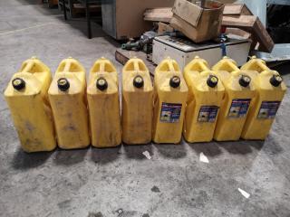 8x 20L Portable Diesel Cans