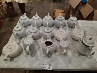 Large Lot of Assorted Tea Pots