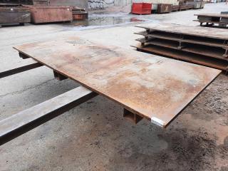 Heavy Duty Industrial Steel Plate Pallet