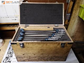 Set of 6x Precision Micrometers w/ Case