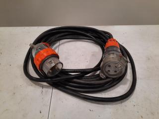 11 Metre 3-Phase 32Amp (500V, 50Hz) Extension Lead