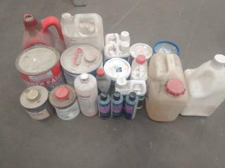 Assorted Adhesives, Sealants Additives And Other Solutions