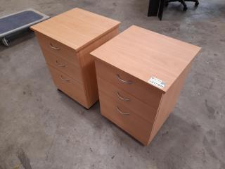 2 x 3 Drawer Office Mobile Units