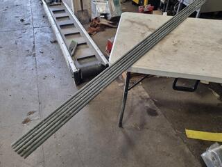 6x Galvanized Threaded Rods, 2000mm x 12mm dia