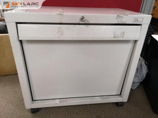 Office Mobile Steel File Cabinet w/ Inner Drawer