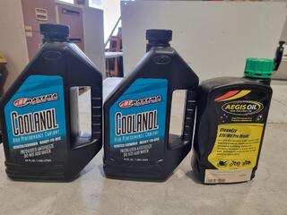 Maxima Coolanol Coolant + Aegis Oil CleanEzy Pro Wash