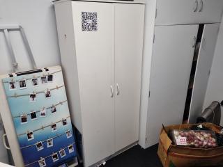 Office Supplies Storage Cabinet w/ Contents