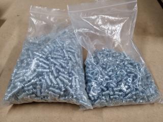 Invisible Shelf Connector Screws & Euro Screws, Bulk Lots