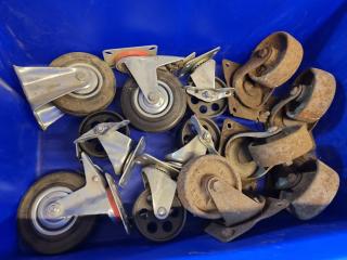 12x Aasorted Trolley Wheels