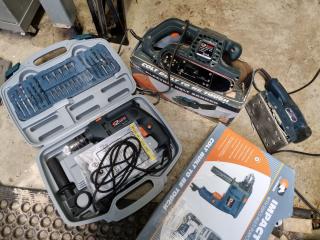 3x Colt Power Tools, Drill & Sanders