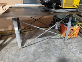 Heavy Steel Workbench Table