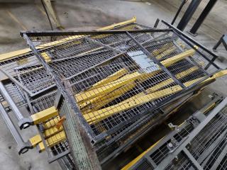 Pallet of Assorted Machine Safety Fencing, Doors, & Support Bars