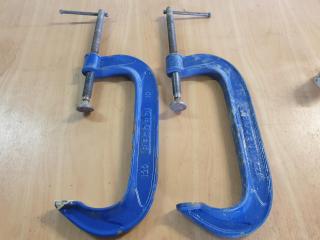 2 x Record 10" G Clamps