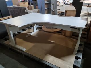 Motorized Height Adjustable Office Corner Desk