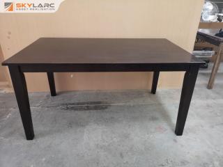 Solid Timber Board Dinning Table