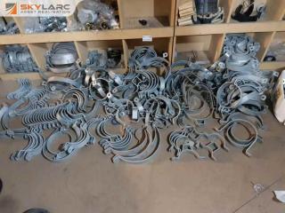 Huge Lot of Galv Pipe Strapping