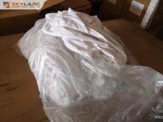 40x  Plain White T-shirts, Size Small, Bulk Lot