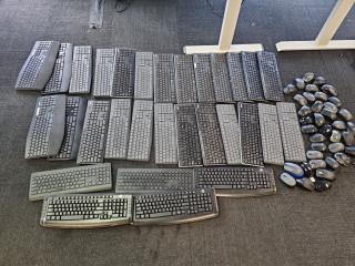 30x Wireless Keyboards & 37x Witeless Mice